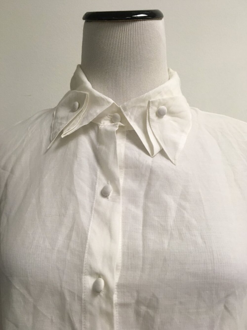 Trelise Cooper white sheer gauze cotton shirt M L